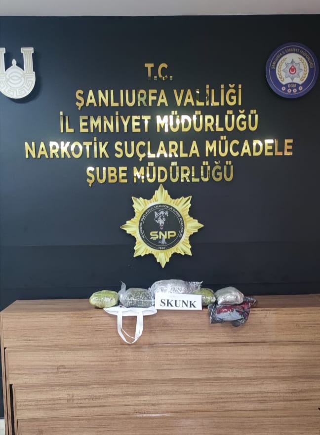 Şanlıurfa emniyetinden uyuşturucu operasyonu