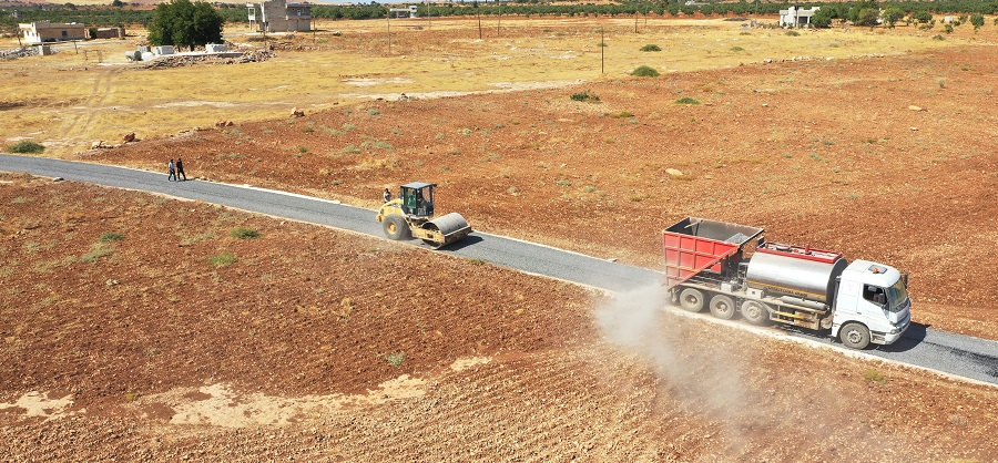 Kırsalda bütün yollar asfaltlanıyor