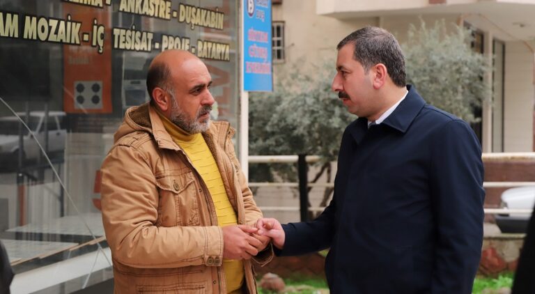 Baydilli esnaf ve vatandaşla bir araya geldi