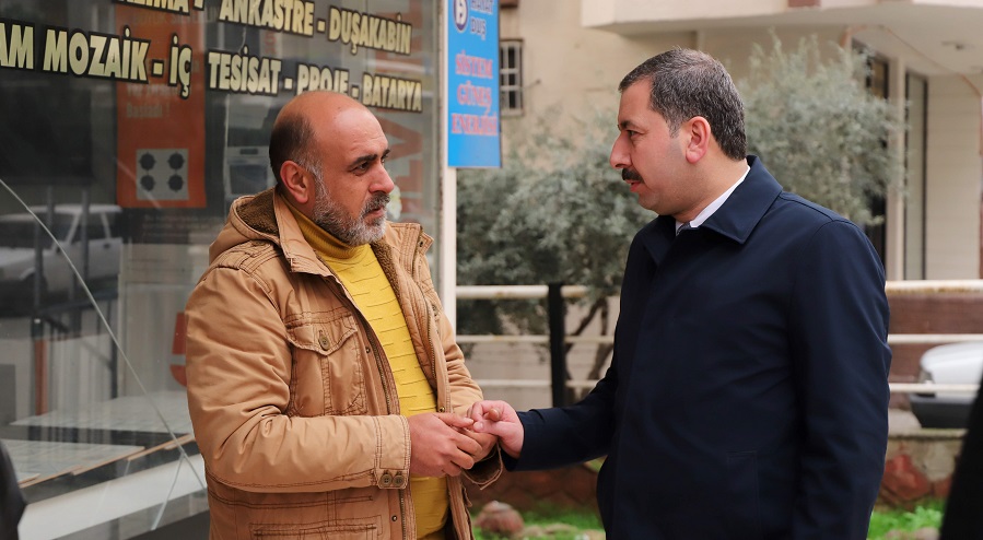 Baydilli esnaf ve vatandaşla bir araya geldi