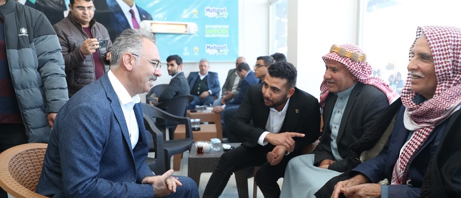 Eyyübiye’de aşiretler Mehmet Kuş ile tek yürek oldu