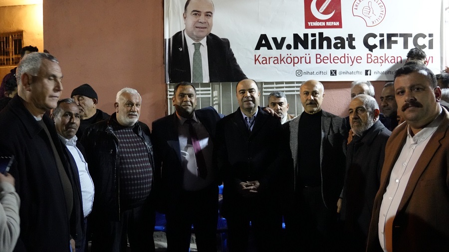 Nihat Çiftçi ”benim kapım vatandaşlara her zaman açık olacak”