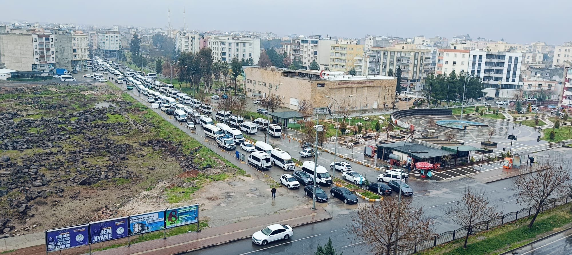 Viranşehir’den Erdoğan’ın Mitingine yoğun katılım