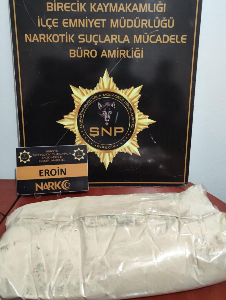 Şanlıurfa’da yüklü miktarda Eroin yakalandı
