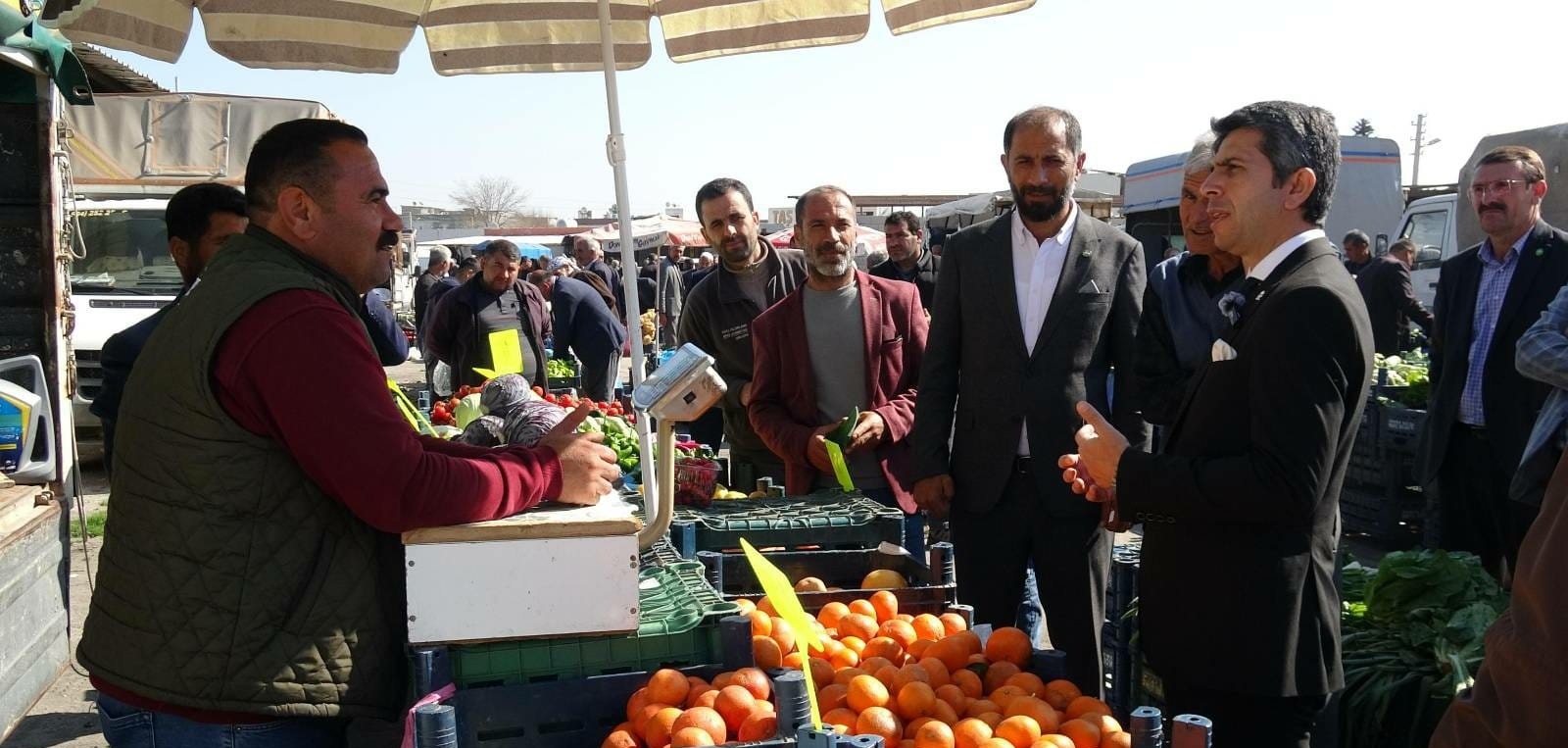 Özaslan Bozova’da Temaslarda Bulundu