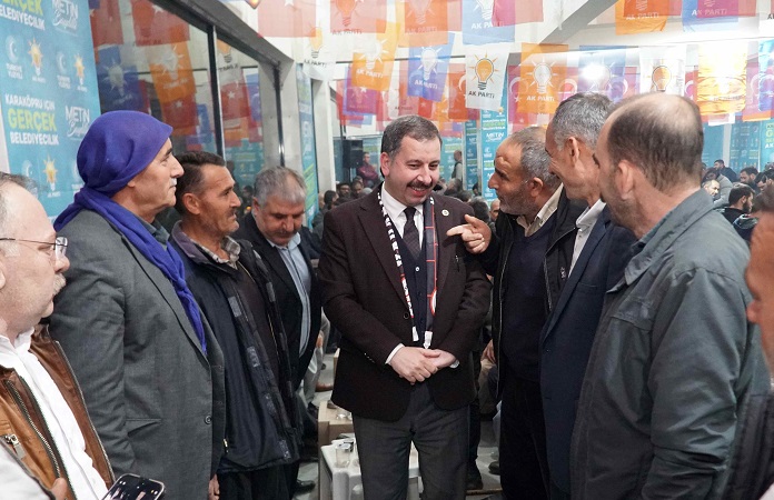 Baydilli seçim ofisnde vatandaşlarla buluştu