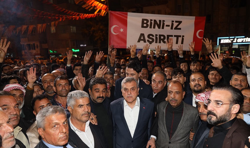 Bini iz  aşiretinden   Beyazgüle  destek
