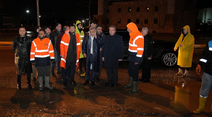 Beyazgül, sahadaki çalışmaları inceledi