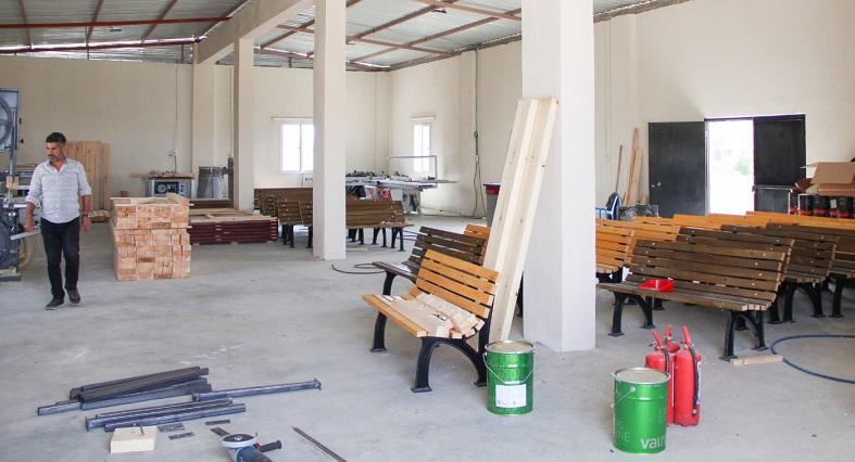 Ceylanpınar Belediyesi kendi üretim atölyesini kurdu