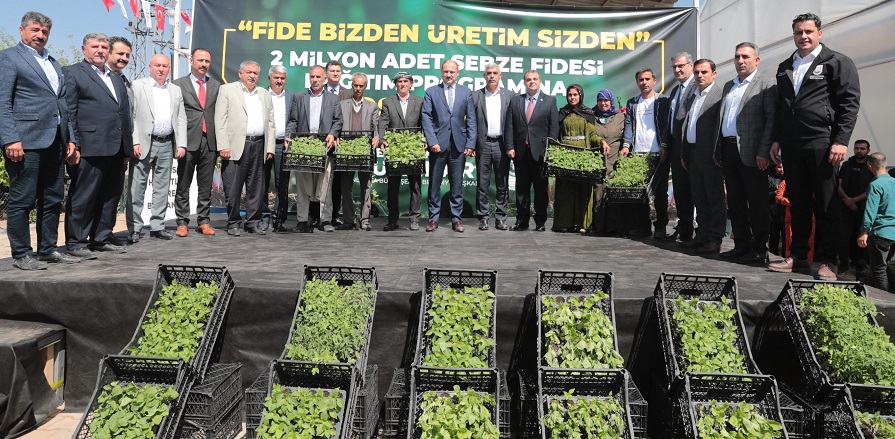 Şanlıurfa Büyükşehir’den ” Fide Bizden, Üretim sizden”