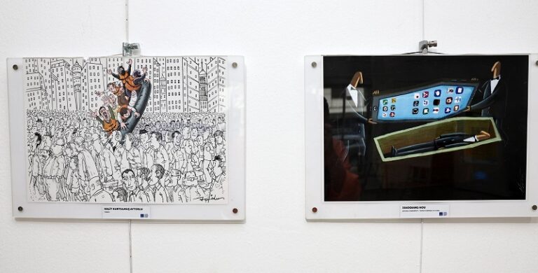 Uluslararası Karikatür Yarışması Sergisi Nilüfer’de