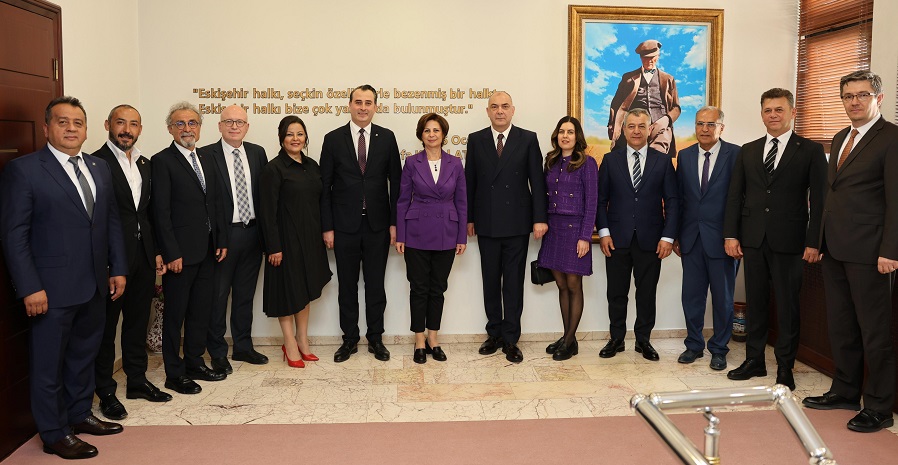 ESO Yönetiminden  Ünlüce’ye ziyaret