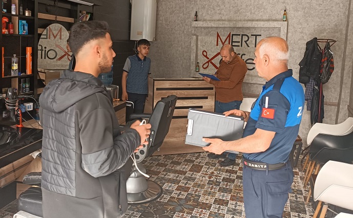 Zabıta ekiplerinden denetim