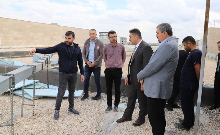 Solmaz Akçakale de sağlık tesislerini inceledi