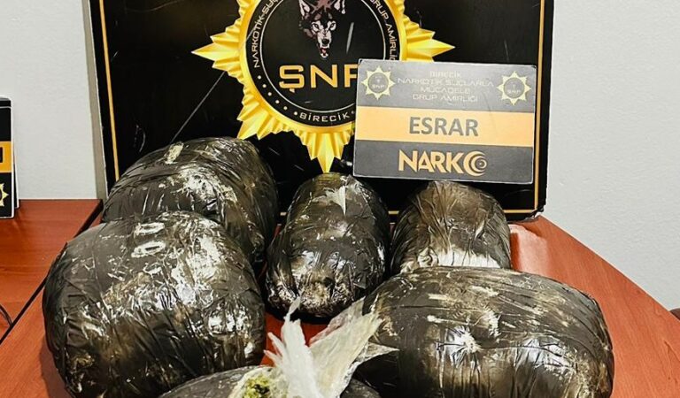 Şanlıurfa’da Uyuşturucu Operasyonu 7 Kilo Esrar Ele Geçirildi