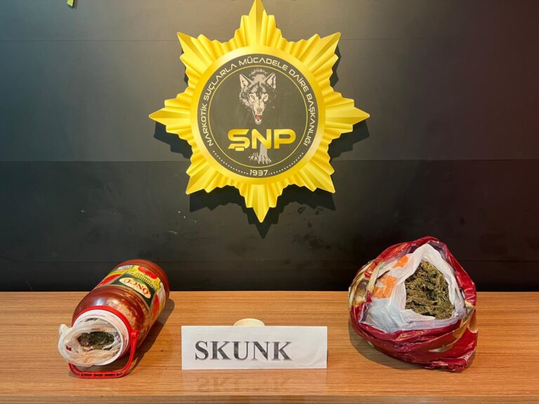 2 Kilo 100 Gram Skunk Ele Geçirildi, 1 Kişi Gözaltında