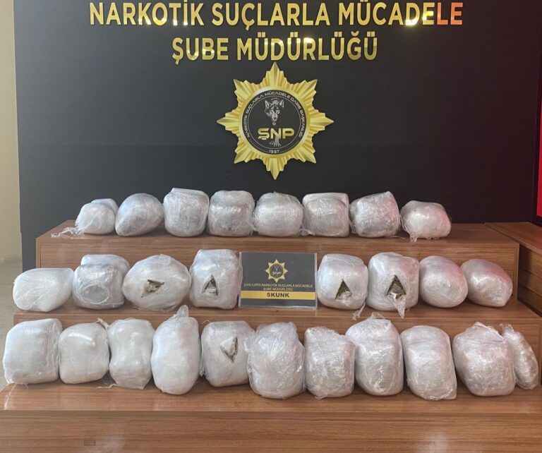 Şanlıurfa’da Uyuşturucu Operasyonu: Rekor Miktarda Madde Ele Geçirildi
