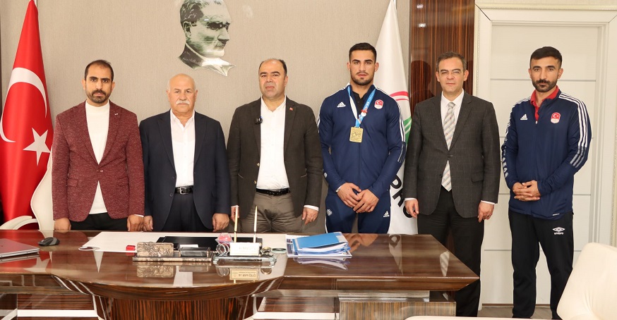 Avrupa Şampiyonu Olarak Başkan Çiftçi’yi Ziyaret Etti