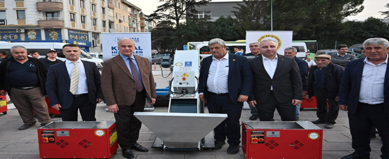 Büyükşehir’den Üreticiye Ekipman Desteği!