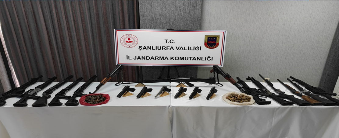 Şanlıurfa’da Silah Kaçakçılığına Darbe: 13 Adrese Operasyon, 14 Gözaltı!