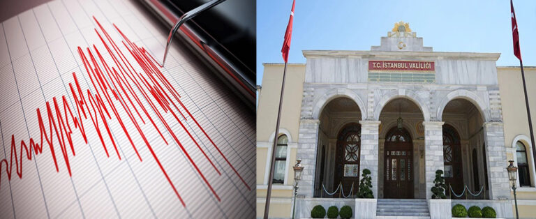 İstanbul Valiliği’nden Depremle İlgili İlk Açıklama!