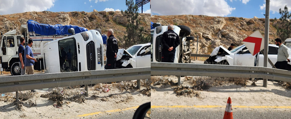 Urfa’da Feci Kaza; Servis Minibüsü İle Otomobil Çarpıştı!