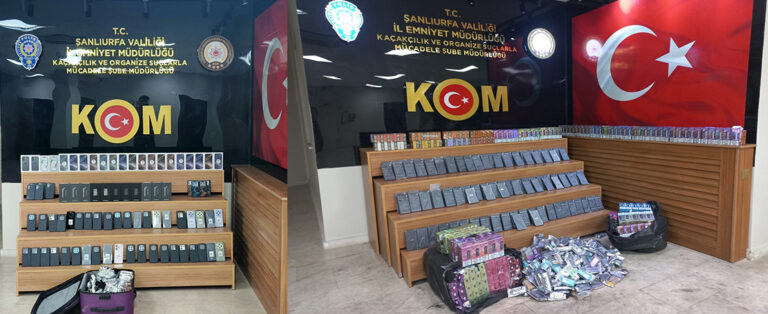 Yüzlerce Cep Telefonu Ve Elektronik Sigara Ele Geçirildi!