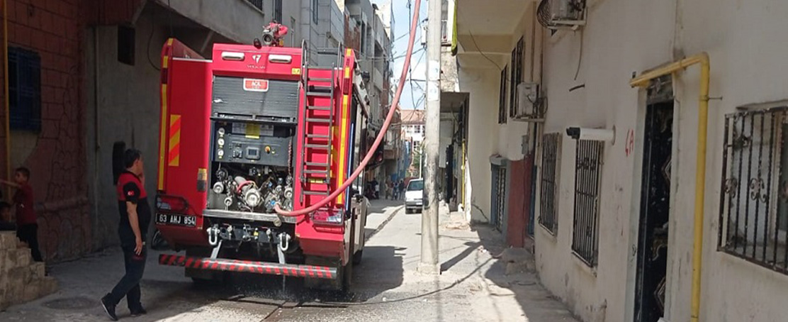 Eyyübiye’de Tüp Patlaması, Yangına Neden Oldu!