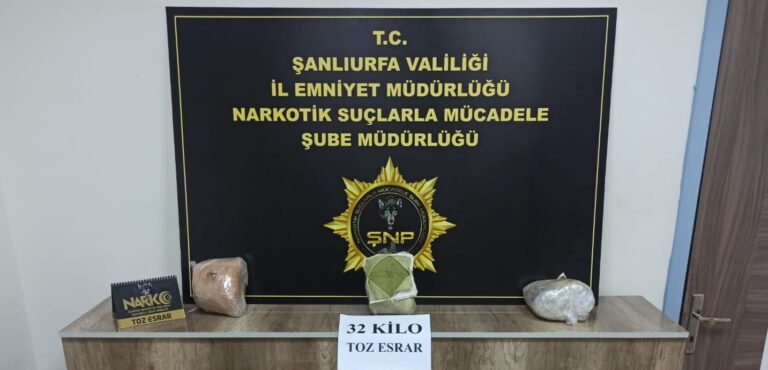 Urfa’da Zehir Tacirlerine Büyük Darbe!