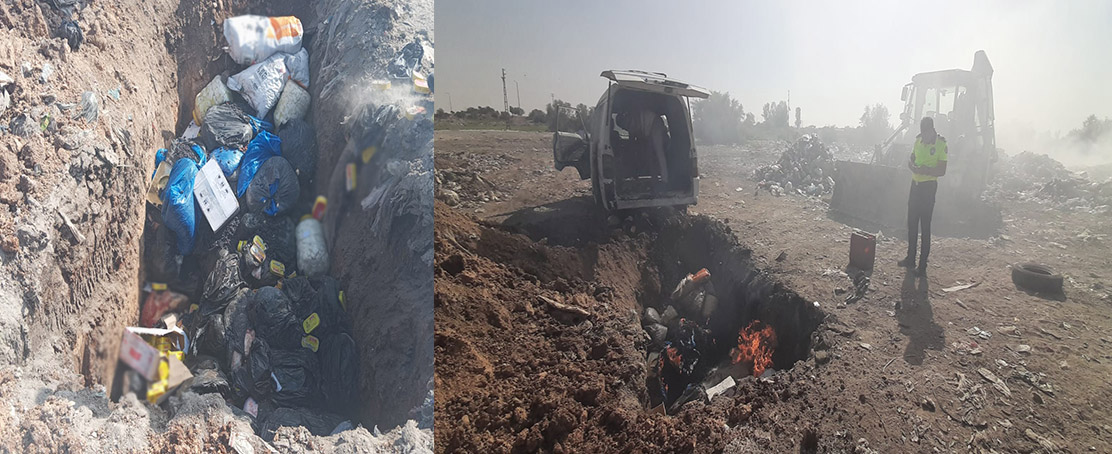 Akçakale’de Gümrük Kaçağı, Gıda Ürünleri İmha Edildi!