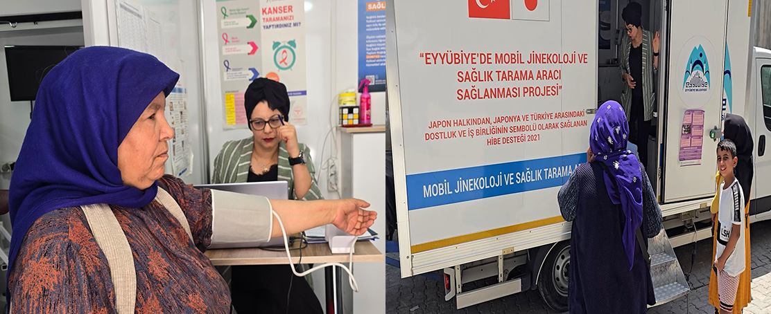 Eyyübiye’de Mobil Sağlık Tarama Aracı Görevde!