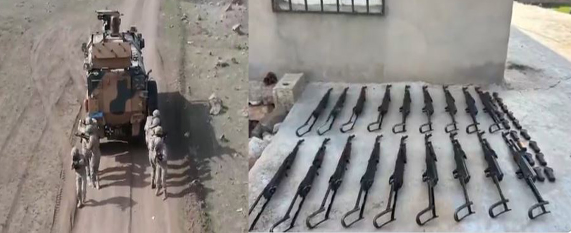 Urfa’da Silah kaçakçılarına Yönelik İHA Destekli Operasyon: Cephanelik Ele Geçirildi!