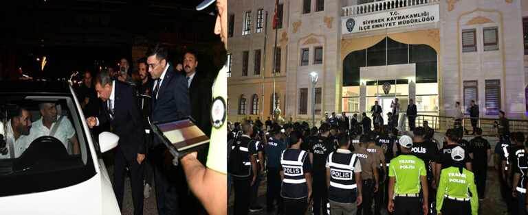 Şıldak, Siverek’te Asayiş Ve Trafik Denetimlerine Katıldı!