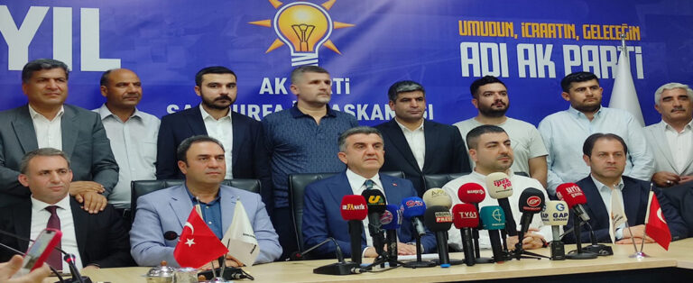 AK Parti Şanlıurfa İl Başkanı Günbegi: Terörsüz Türkiye Sürecini Değerlendirdi!