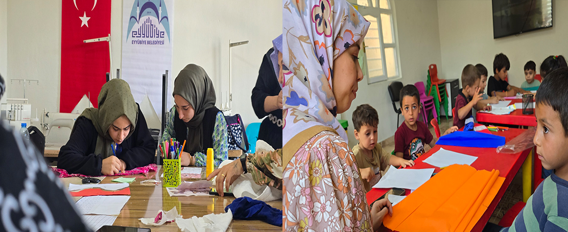 Kadınlar Kursta, Çocuklar Kreşte!