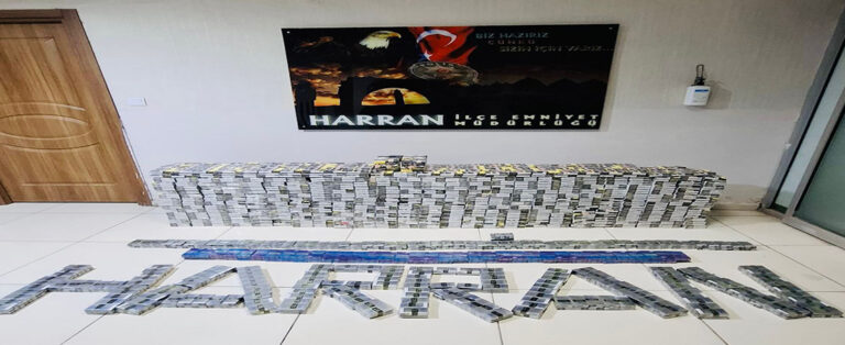 Harran’da Kaçak Sigara Operasyonu: Binlerce Paket Sigara Ele Geçirildi!