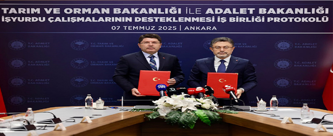 Adalet ve Tarım Bakanlığı’ndan Hükümlülere Mesleki Eğitim İşbirliği!