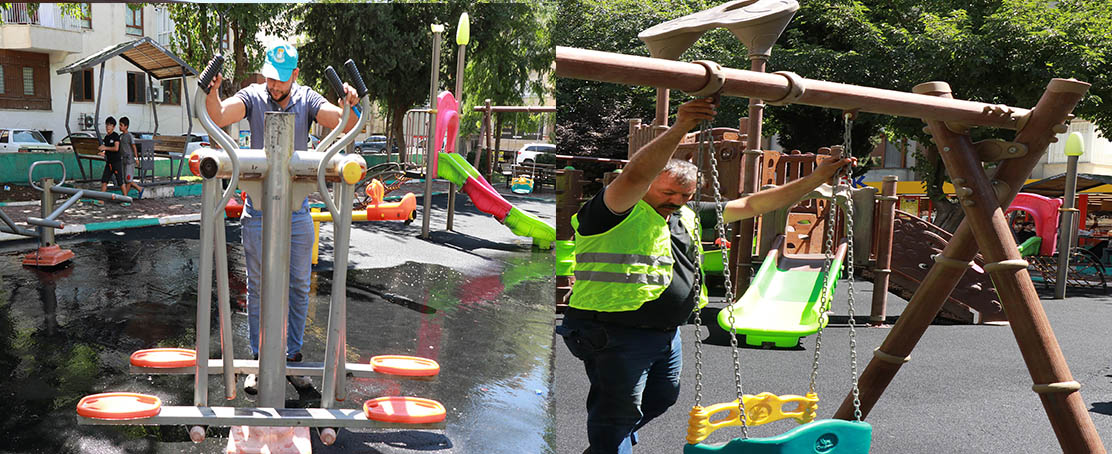 Haliliye’de Parklar Yenileniyor!