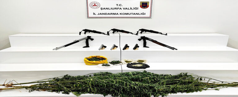 Urfa’da Silah Kaçakçılığı ve Uyuşturucu Ticaretine Büyük Darbe!