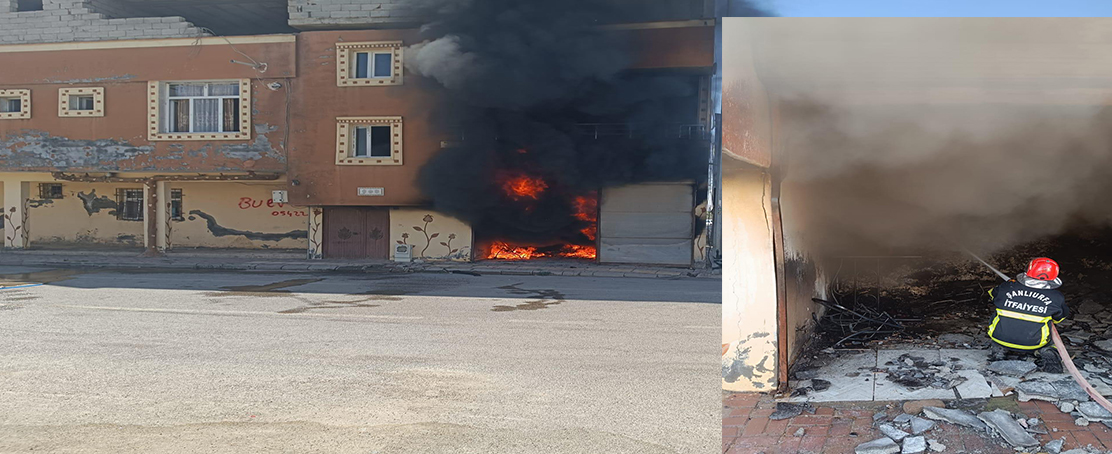 Ceylanpınar’da Depo Yangını!