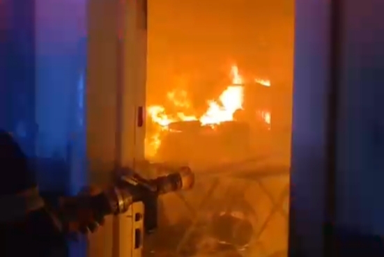 Mobilyacılar Sitesinde Yangın!