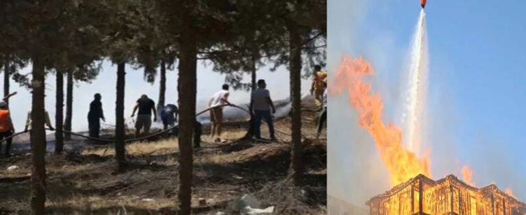 Kahramanmaraş’ta Korkutan Yangın!