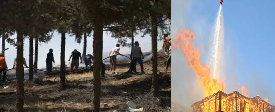 Kahramanmaraş’ta Korkutan Yangın!