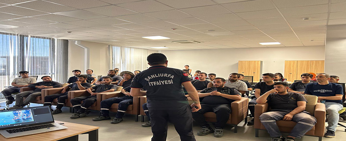 Şanlıurfa İtfaiyesi’nden Yangın Güvenliği Eğitimi!