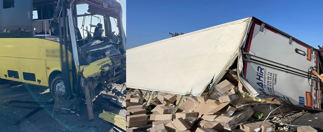 Mardin Kızıltepe’de Feci Kaza!