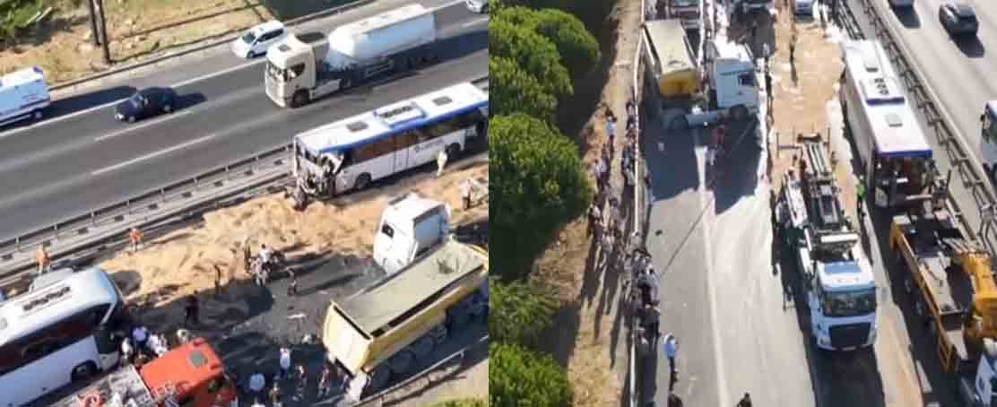 TEM’de Zincirleme Kaza!