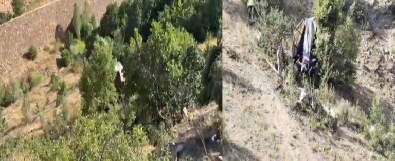 Mevsimlik Tarım İşçilerini Taşıyan Minibüs Uçuruma Yuvarlandı! Ortalık Can Pazarına Döndü!