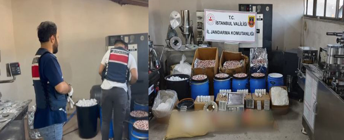 İstanbul’da Uyuşturucu İmalatçılarına Darbe: Milyonlarca Hap Ele Geçirildi!