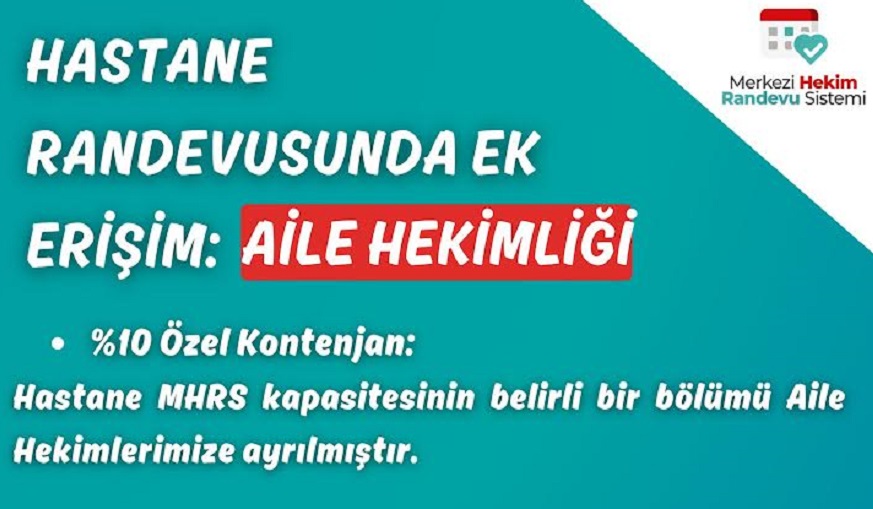 Hastane Randevularına Aile Hekimi Desteği