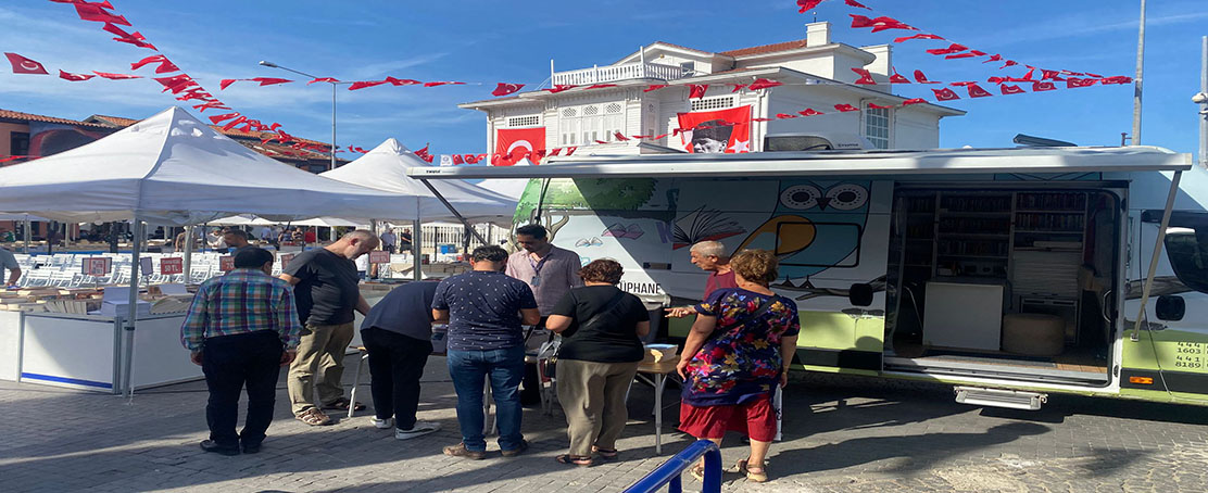 Gezici Kütüphane 7. Mudanya Kitap Fuarı’nda!